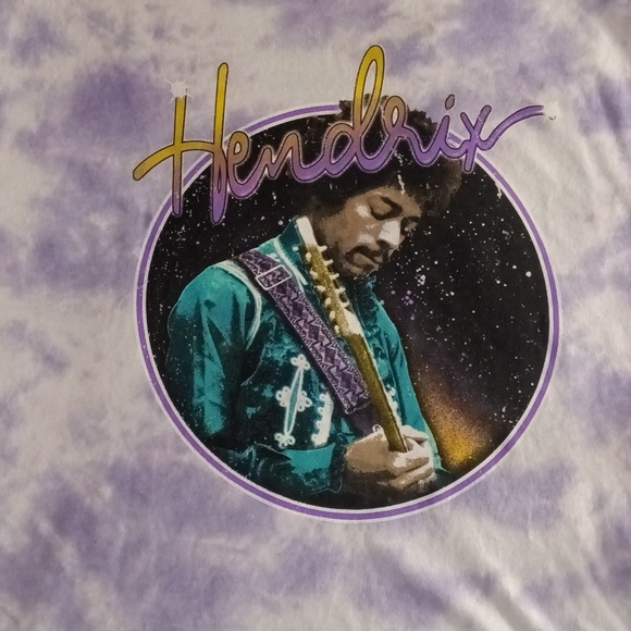 Purple Authentic Jimi Hendrix T-shirt - Picture 2 of 3